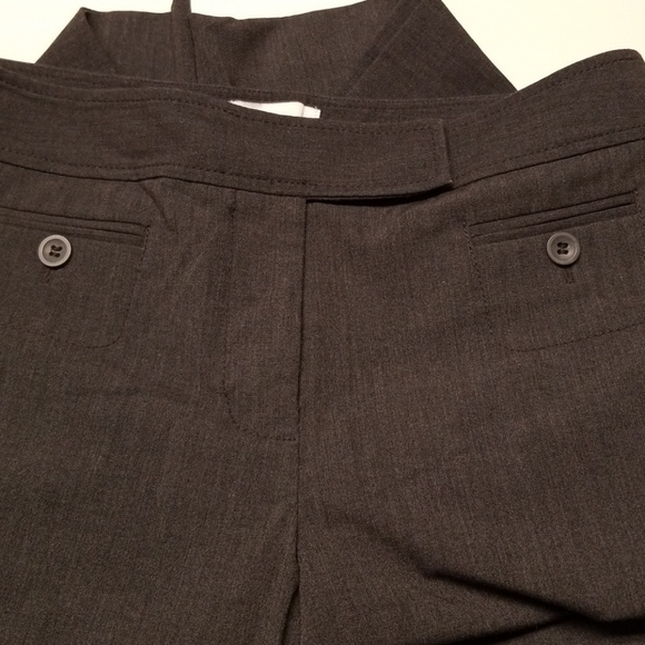 Ann Taylor Loft ANN fit - size 2 charcoal slacks - Picture 2 of 8